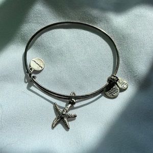 Alex and Ani Silver Adjustable Starfish Bracelet